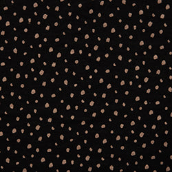 Black Ditsy Dot Print