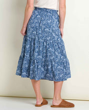 Sunkissed Tiered Midi Skirt