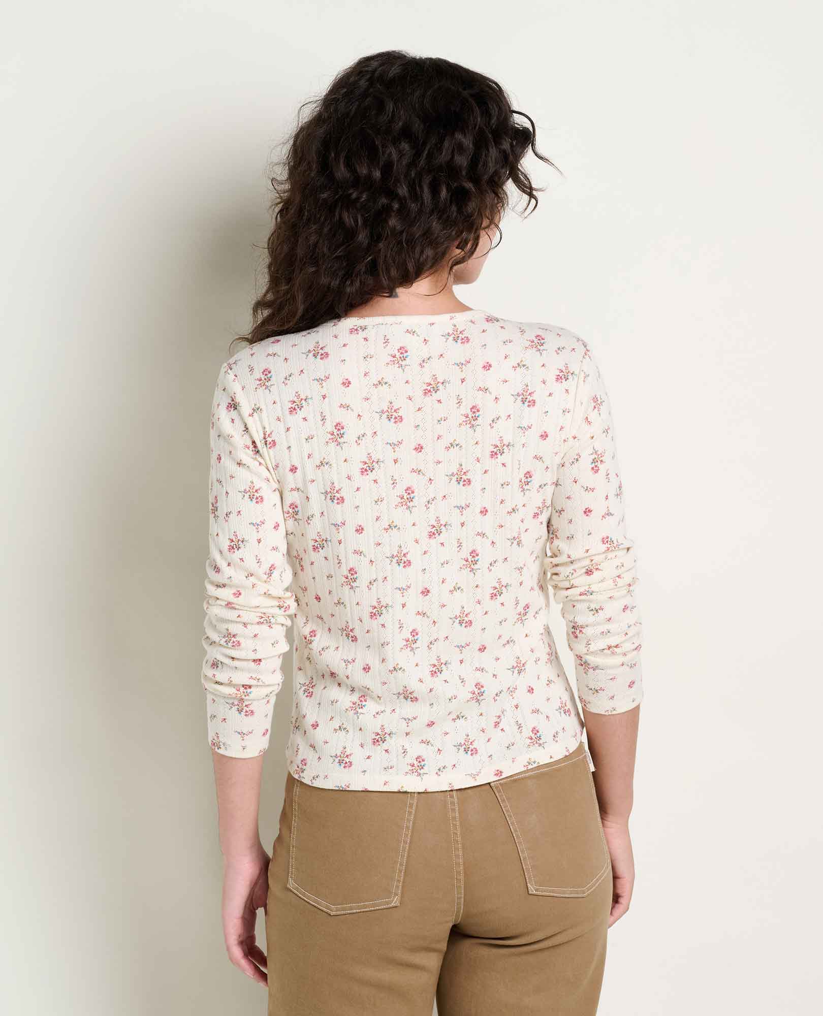 Foothill Pointelle Henley Tee