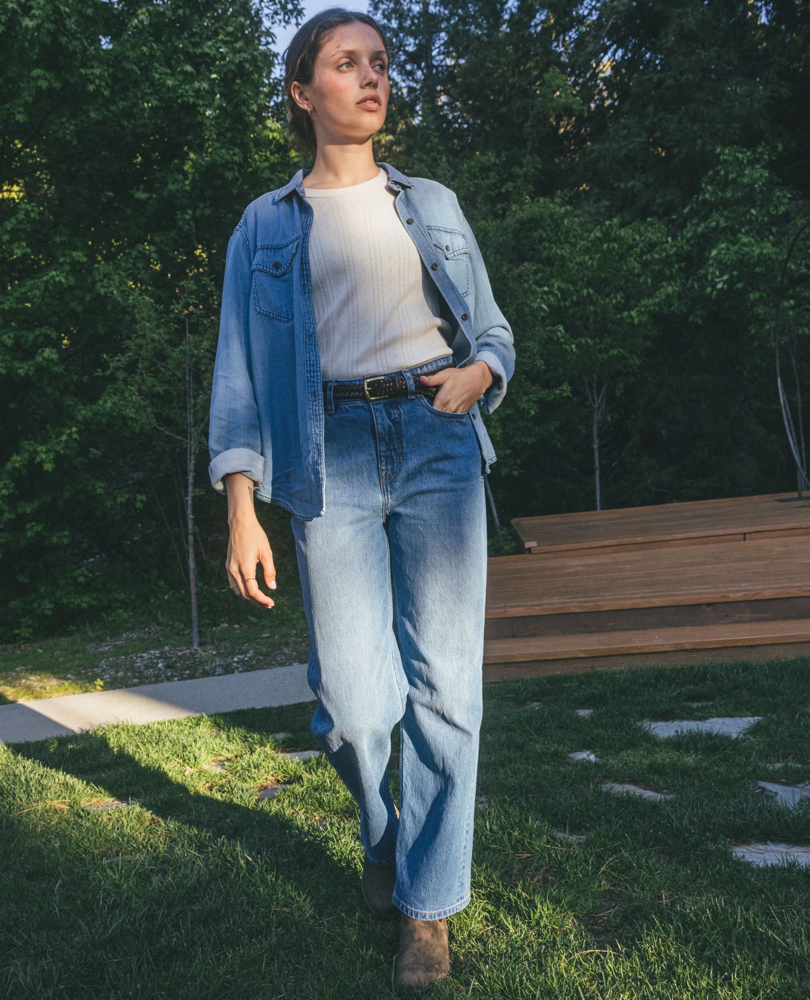 Women's Piñon Soft Denim Shirt