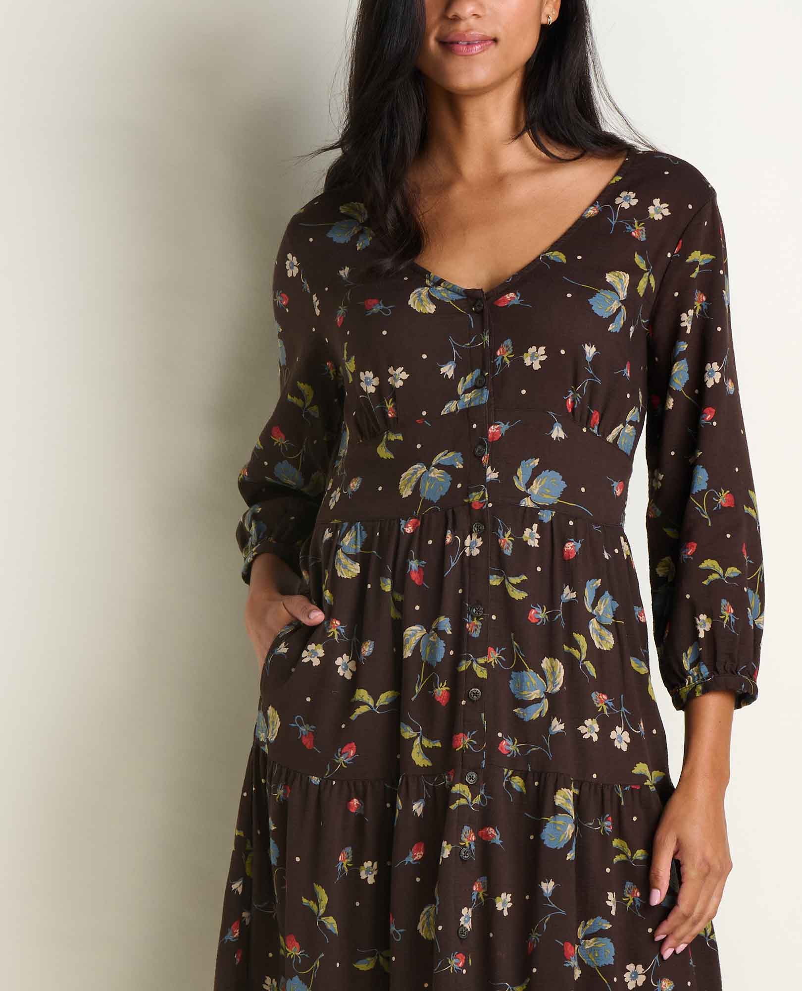 Manzana Tiered Midi Dress