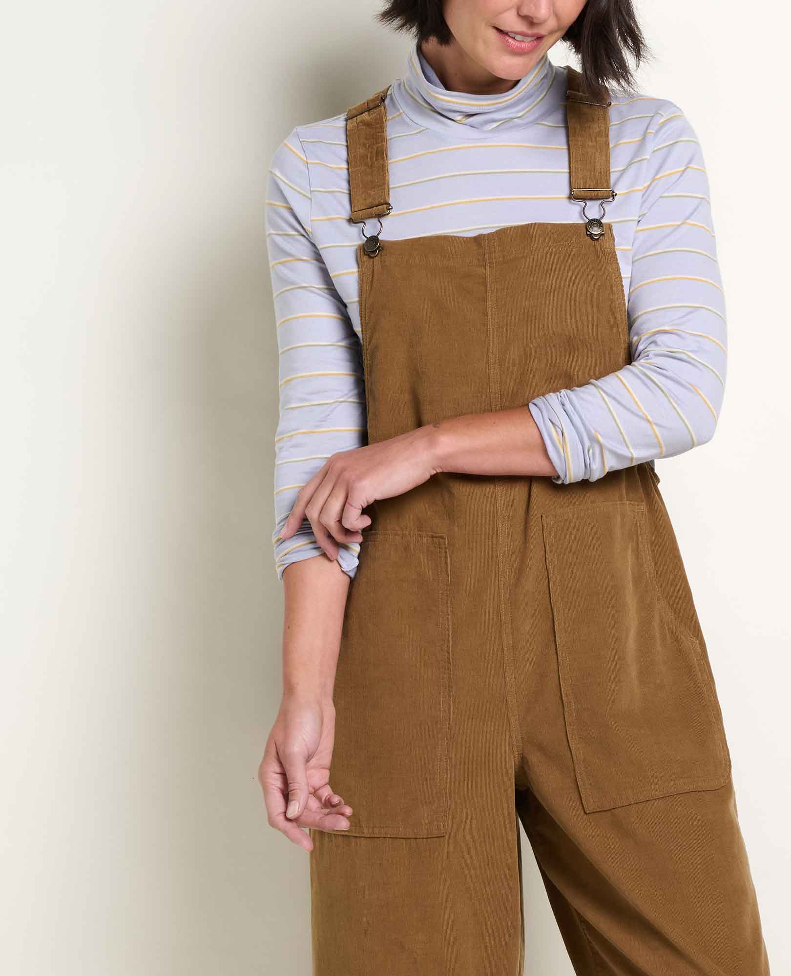 Cattail Corduroy Wide Leg Overall