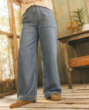 Women's Piñon Soft Denim Wide Leg Pant