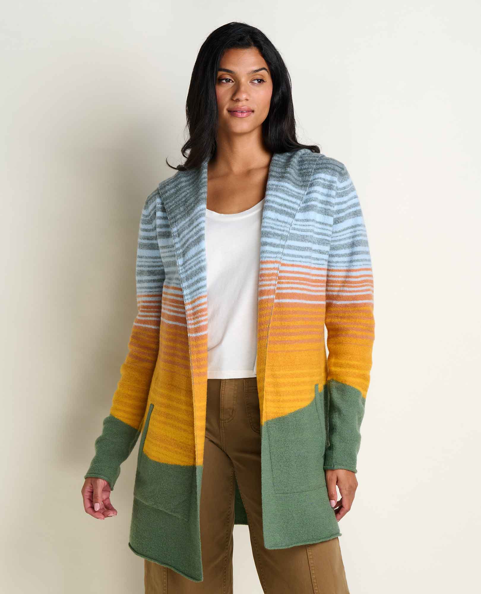 2" and is wearing a size small.
