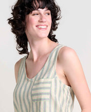 Taj Hemp Button Back Tank