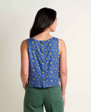 Taj Hemp Button Back Tank
