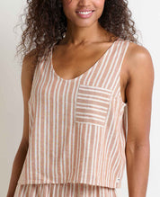 Taj Hemp Button Back Tank