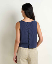 Taj Hemp Button Back Tank