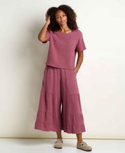 Tate Double Weave Palazzo Pant