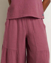 Tate Double Weave Palazzo Pant
