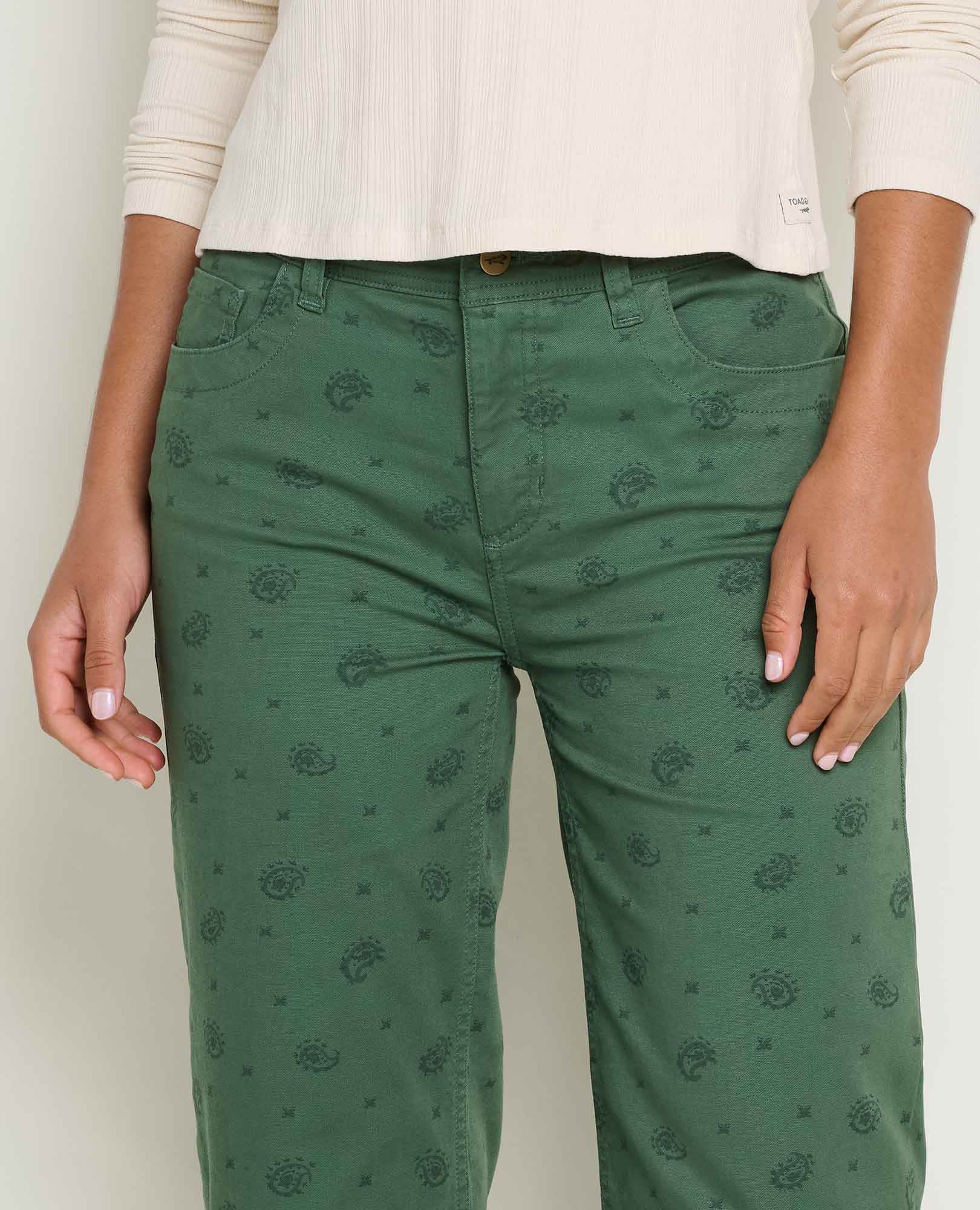 Earthworks Wide Leg Crop Pant