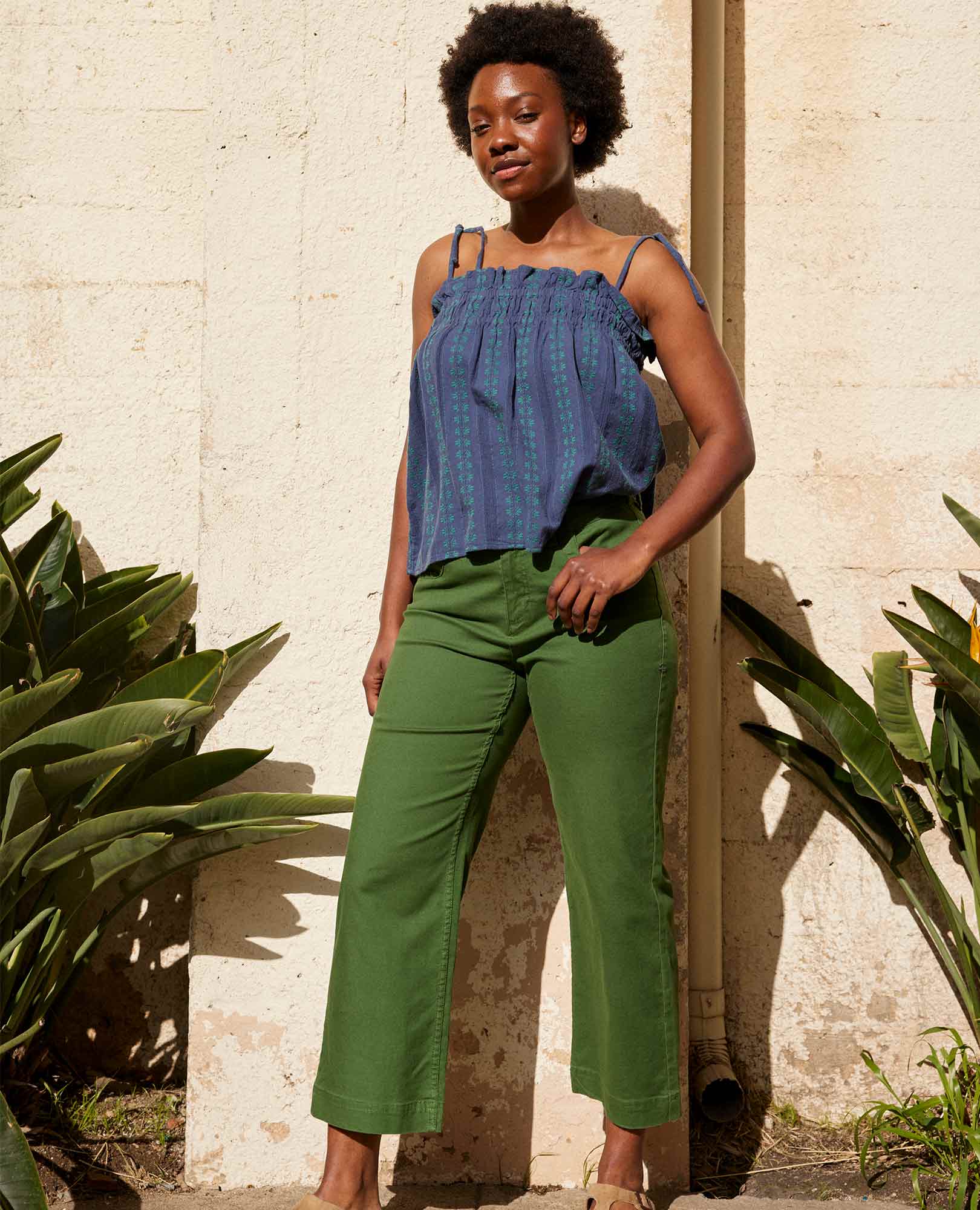 Earthworks Wide Leg Crop Pant
