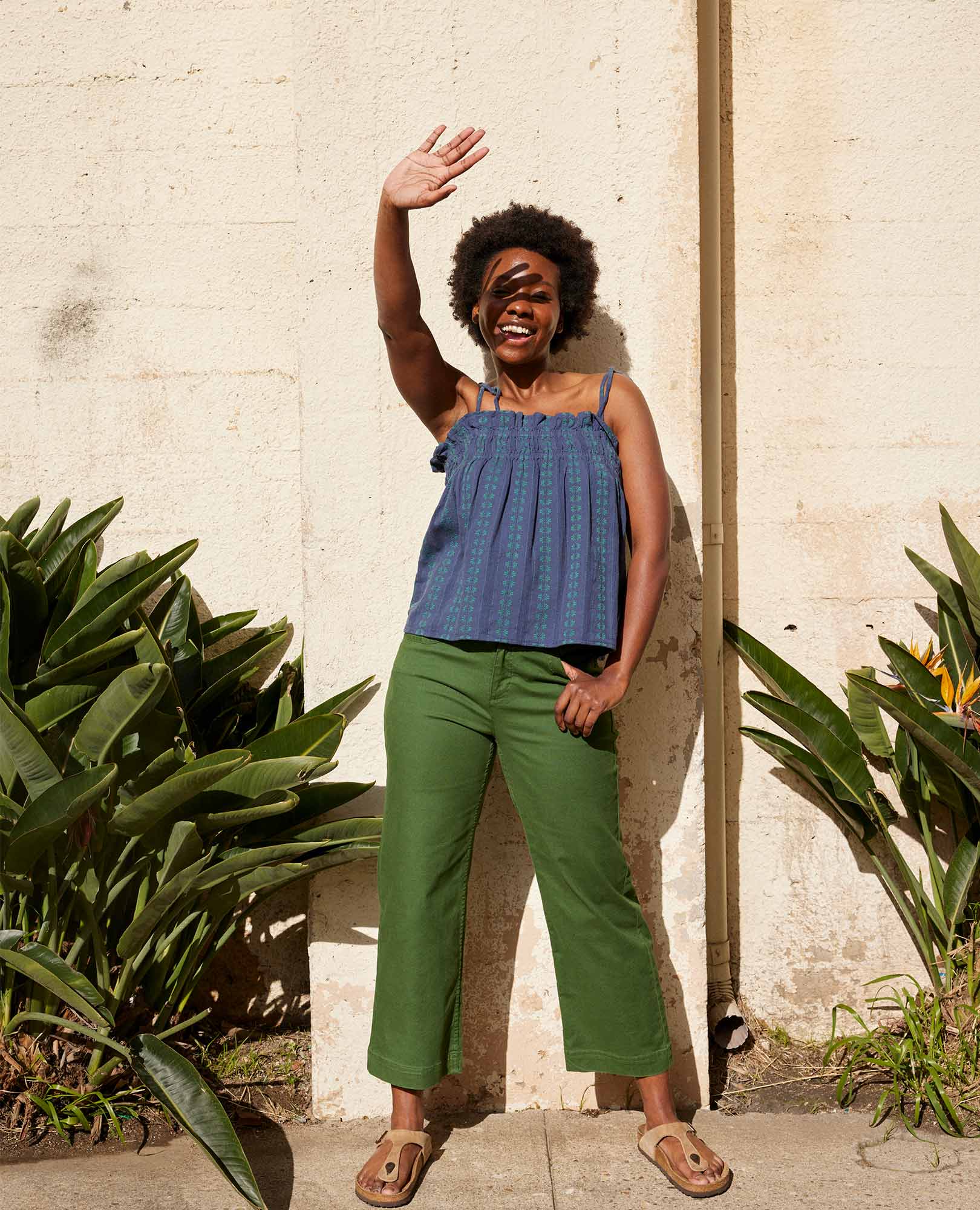 Earthworks Wide Leg Crop Pant