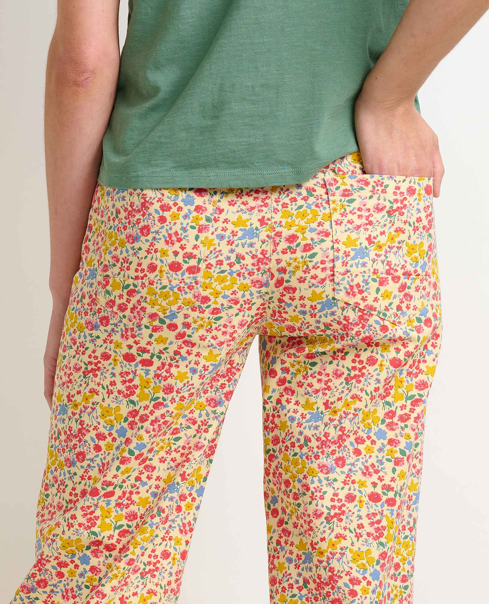 Earthworks Wide Leg Crop Pant