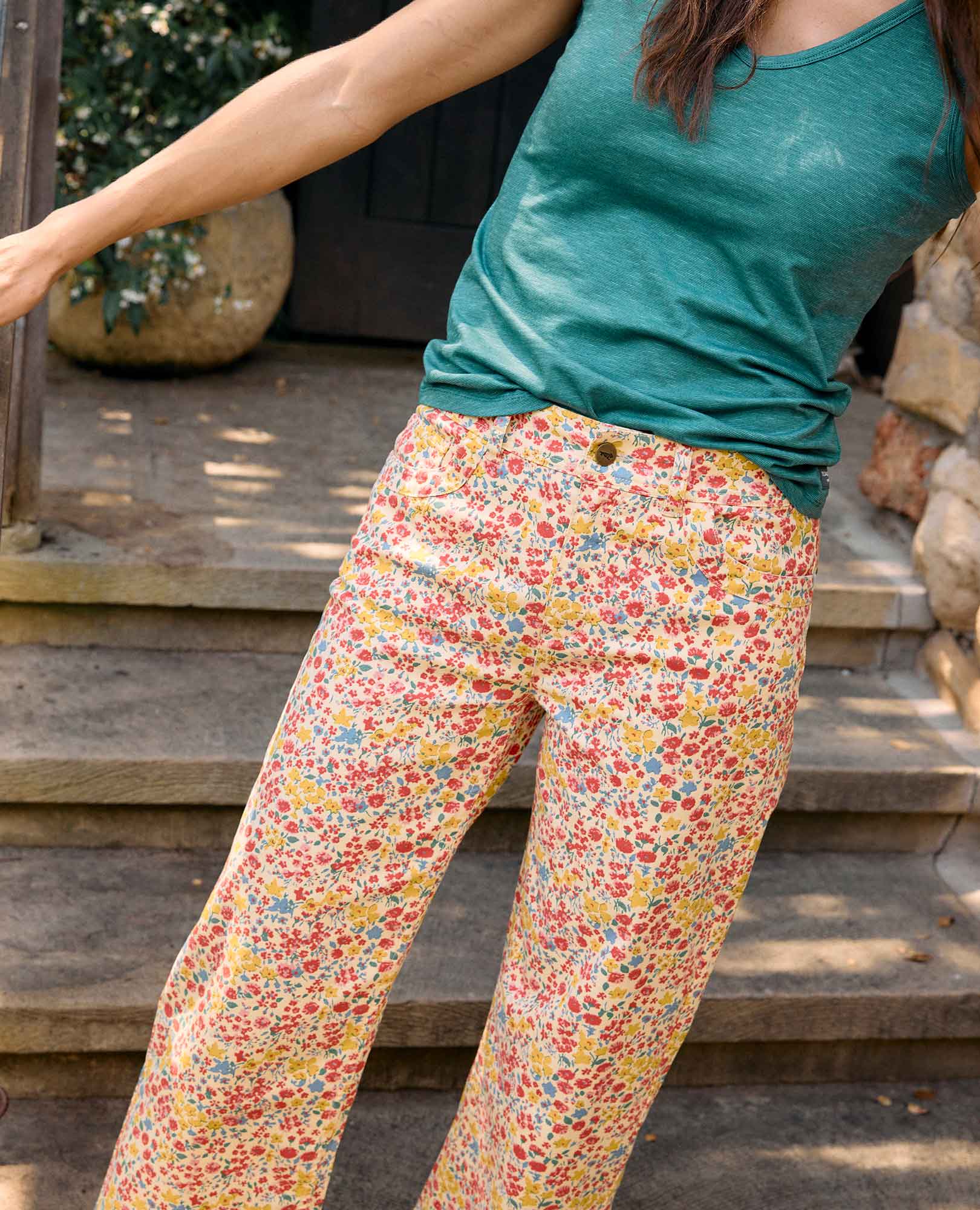 Earthworks Wide Leg Crop Pant