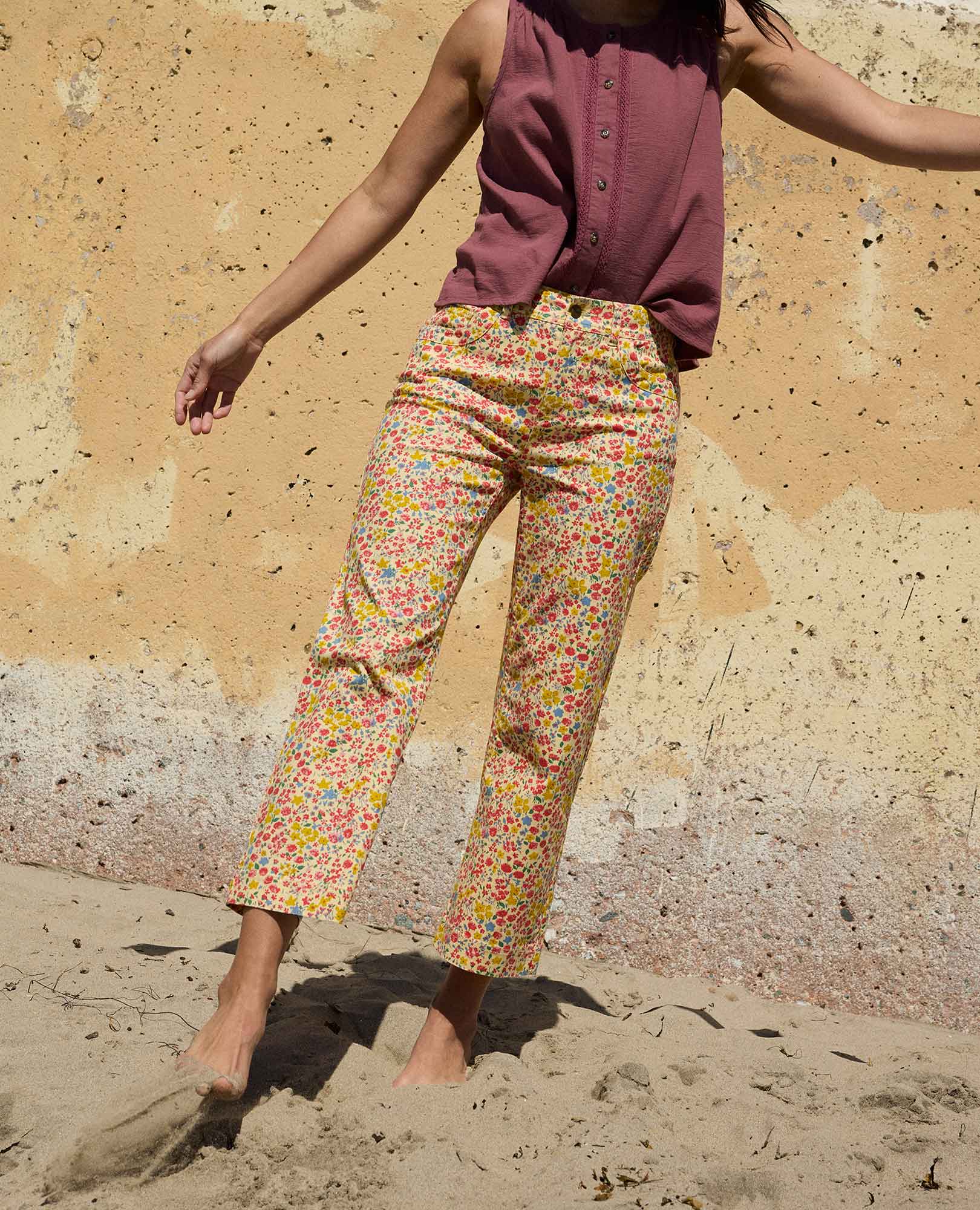 Earthworks Wide Leg Crop Pant