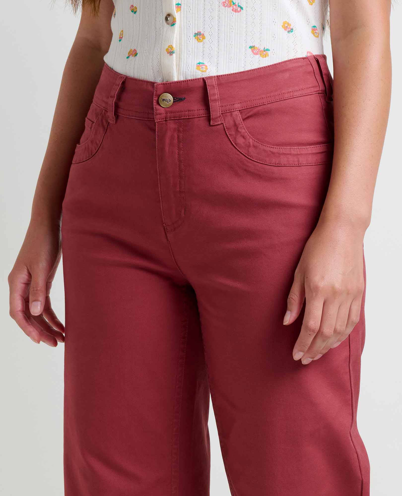 Earthworks Wide Leg Crop Pant