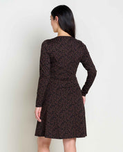 Cue Wrap Long Sleeve Dress