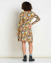 Cue Wrap Long Sleeve Dress