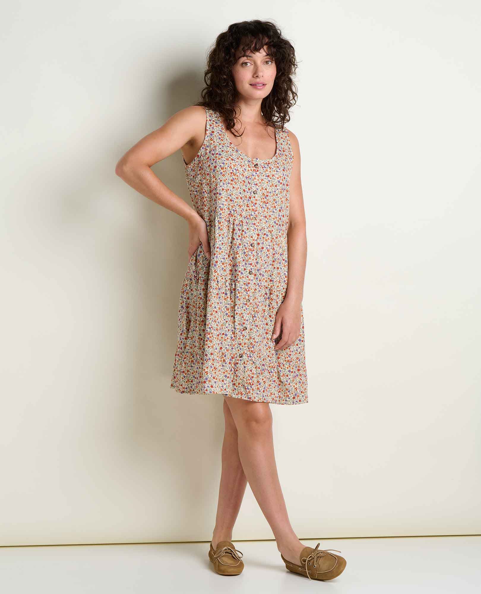 Manzana Tiered Tank Dress