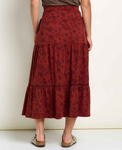Marigold Tiered Midi Skirt