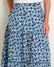 Marigold Tiered Midi Skirt