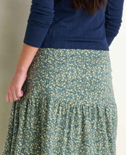 Marigold Tiered Midi Skirt