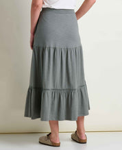 Marigold Tiered Midi Skirt