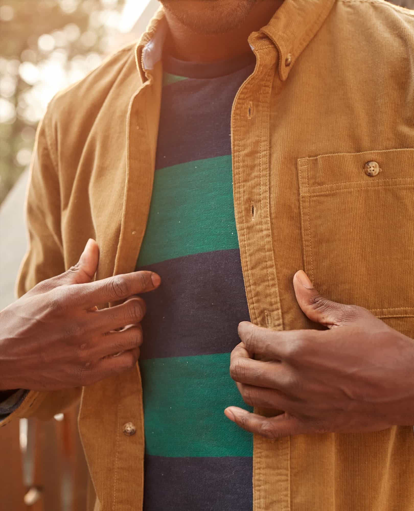 Men's Scouter Corduroy Long Sleeve Shirt